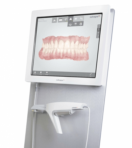 Tandarts Met Digitale Scanner